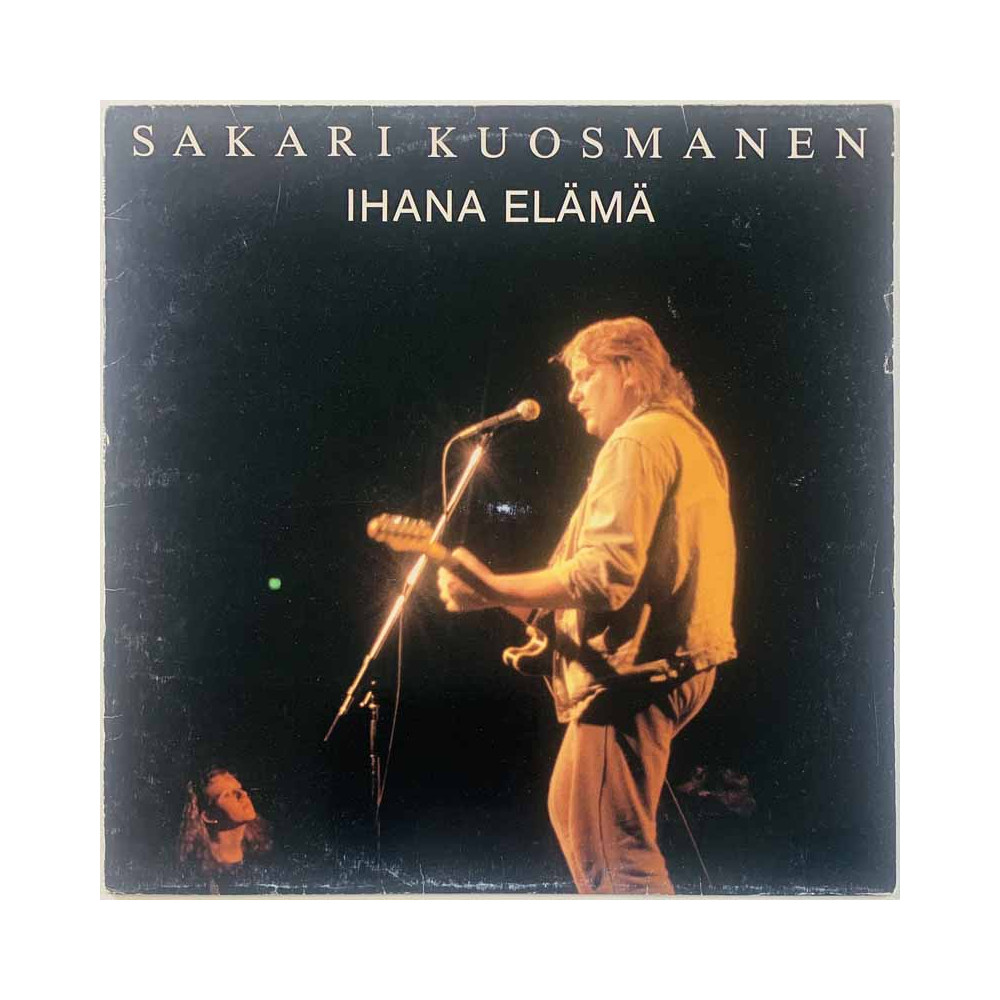 Kuosmanen Sakari vinyl LP Ihana elämä  kansi VG levy VG+ Käytetty LP
