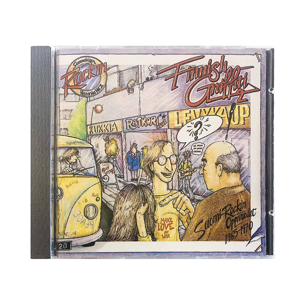 Soulset, Apollo, Topmost, Ernos CD Finnish Graffiti 2 - Suomi-Rockin oppivuodet 1965-1970  kansi EX- levy EX Käytetty CD