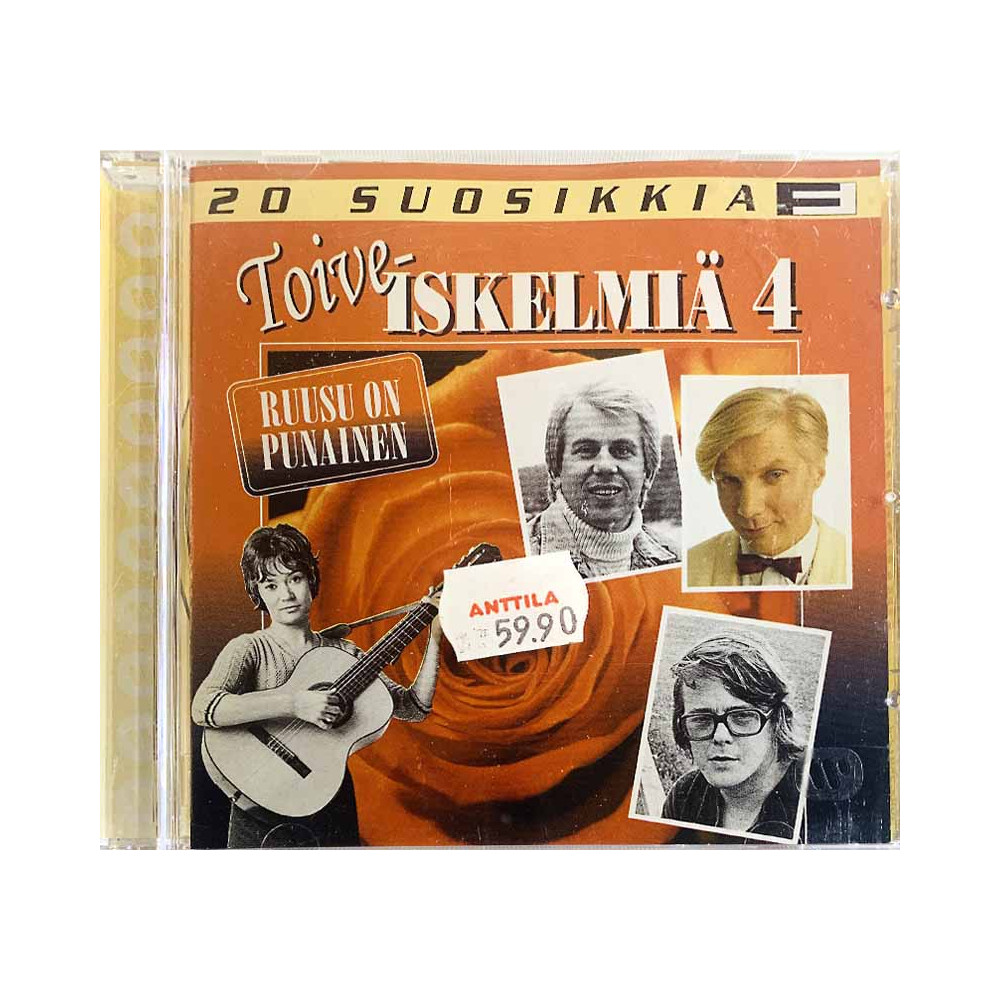 Rexi, Urpo, Eddy, Stidit, Express CD 20 Suosikkia - Toiveiskelmiä 4 ruusu on punainen  kansi EX- levy EX Käytetty CD