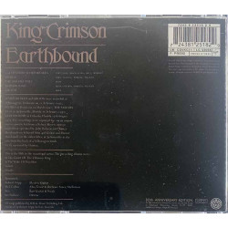 King Crimson CD Earthbound  kansi EX- levy EX Käytetty CD