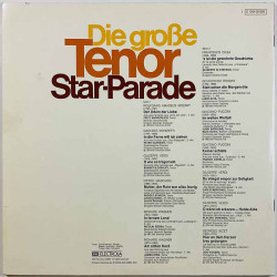 Fritz Wunderlich, Nicolai Gedda ym. vinyl LP Die Große Tenor Star-Parade  kansi EX- levy EX Käytetty LP