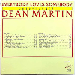 Martin Dean vinyl LP Everybody Loves Somebody (20 Love Songs)  kansi EX- levy VG+ Käytetty LP