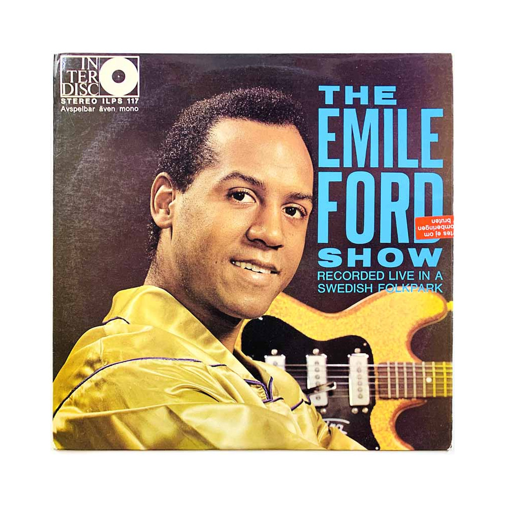 The Emile Ford show vinyl LP Recorded live in Swedish folkpark  kansi VG+ levy EX- Käytetty LP