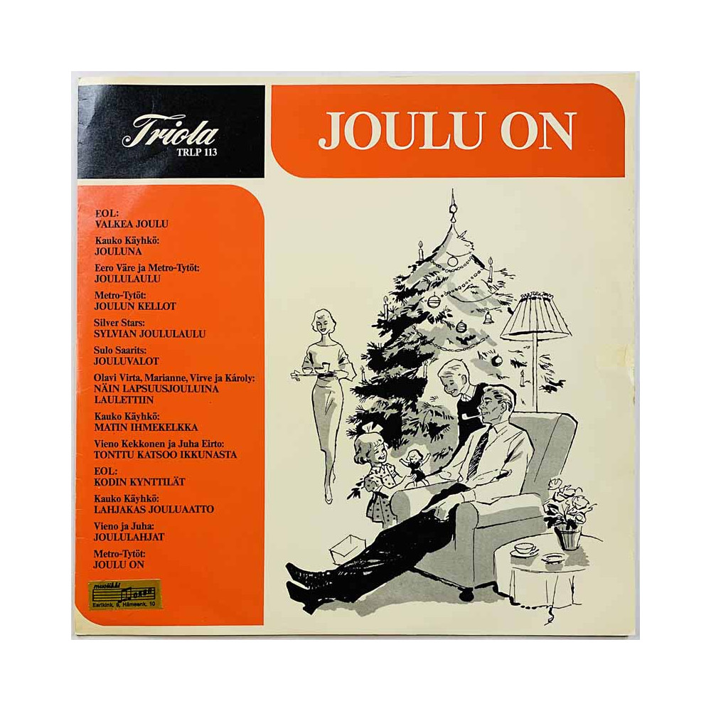 Metro-Tytöt, Kauko Käyhkö, Eero Väre 1960’s TRLP 113 Joulu On Begagnat LP