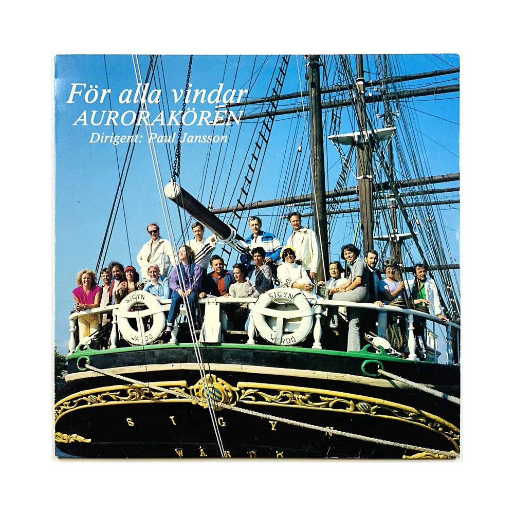 Aurorakören dirigent: Pul Jansson vinyl LP För alla vindar  kansi EX- levy EX Käytetty LP