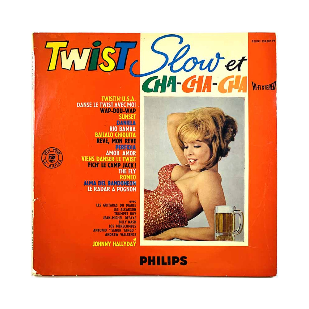 Les Guitares du Diable, Los Merecumbes 1961 850.007 PY Twist, Slow Et Cha-Cha-Cha Begagnat LP