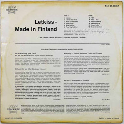 Finnish Letkiss All-Stars vinyl LP Letkiss - Made In Finland  kansi VG- levy VG Käytetty LP