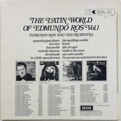 Edmundo Ros & His Orchestra 1970 SPA 71 The Latin World Of Edmundo Ros Vol. 1 Begagnat LP