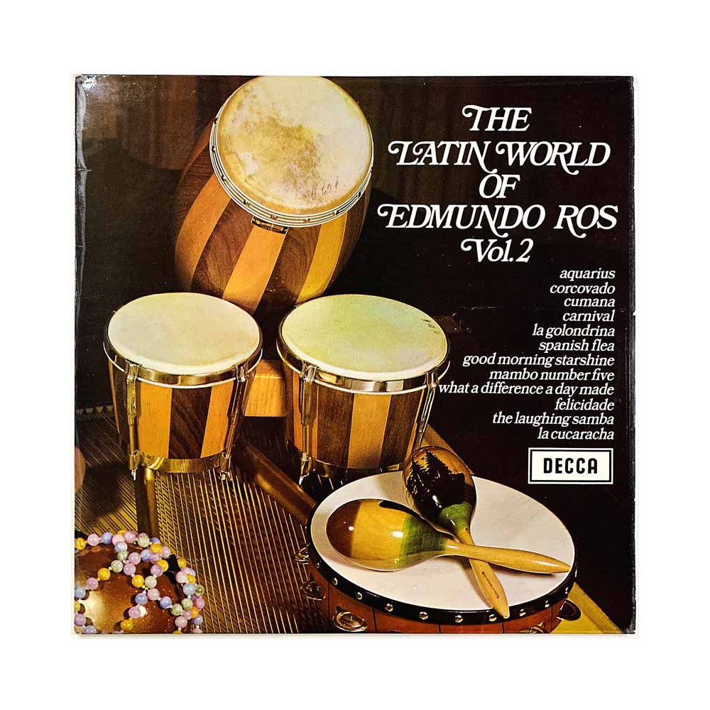 Edmundo Ros & His Orchestra 1970 SPA 59 The Latin World Of Edmundo Ros Vol. 2 Begagnat LP