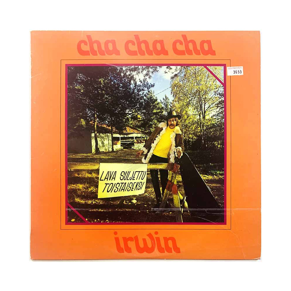 Irwin Goodman vinyl LP cha cha cha  kansi VG+ levy EX Käytetty LP