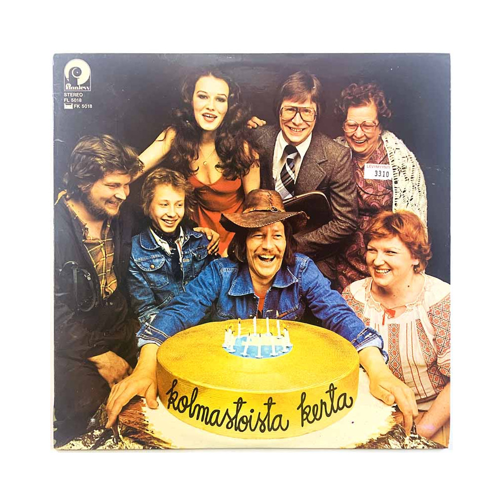 Irwin Goodman 1977 FL 5018 kolmastoista kerta Begagnat LP