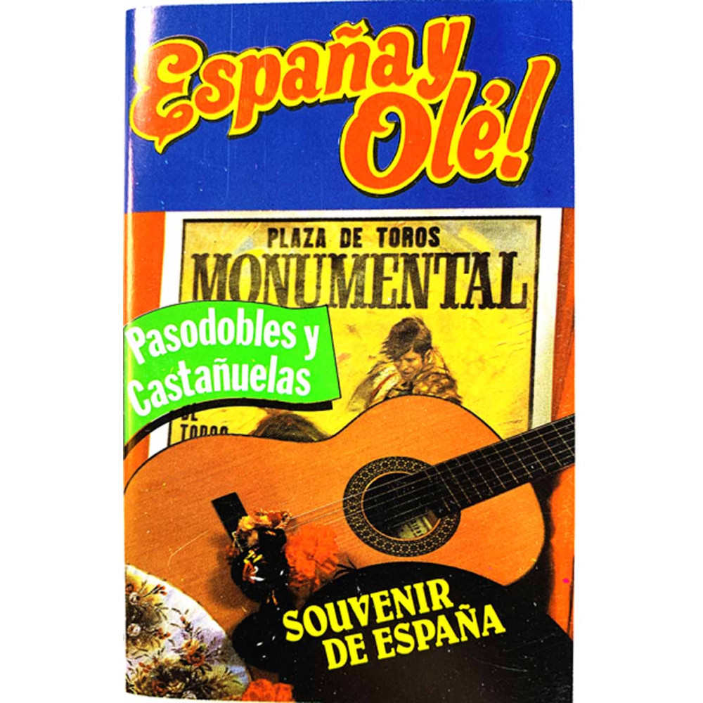 Jofre - Castellanos, souvenir de Espana: Espana y Ole! kansipaperi EX , musiikkikasetin kunto EX kasetti
