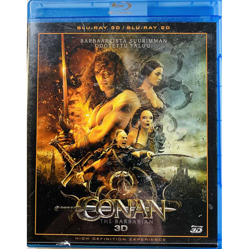 Blu-ray - Elokuva 2011 55483 Conan the Barbarian 3D + normaali 2D-versio BLU-RAY DISC