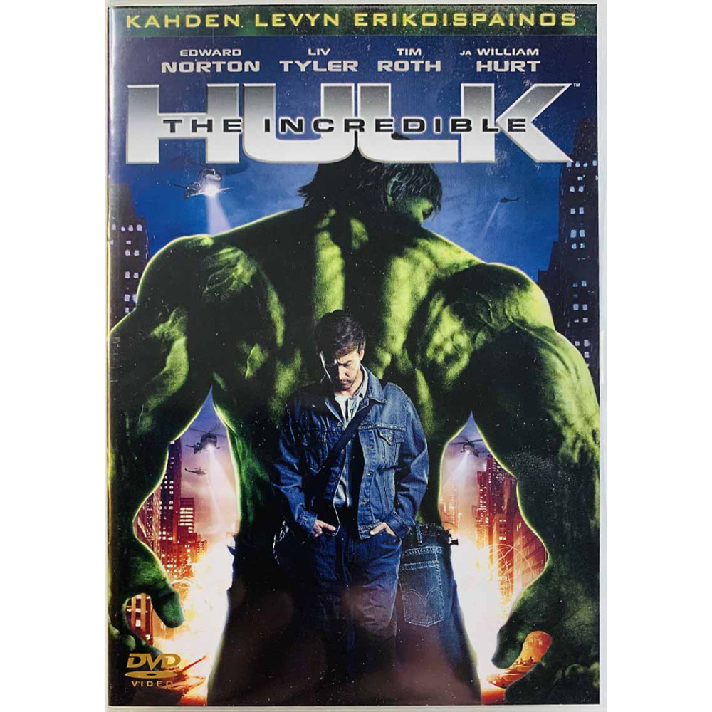 DVD - Elokuva DVD HULK the incredible 2DVD  kansi EX levy EX Käytetty DVD