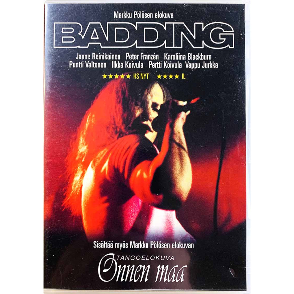 DVD - Elokuva DVD Badding + Onnen maa tangoelokuva  kansi EX levy EX Käytetty DVD
