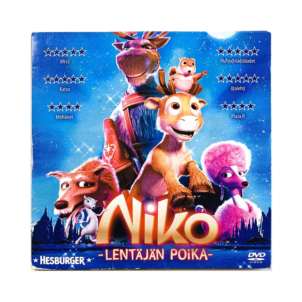 DVD - Elokuva DVD Niko : Lentäjän Poika  kansi EX levy VG Käytetty DVD