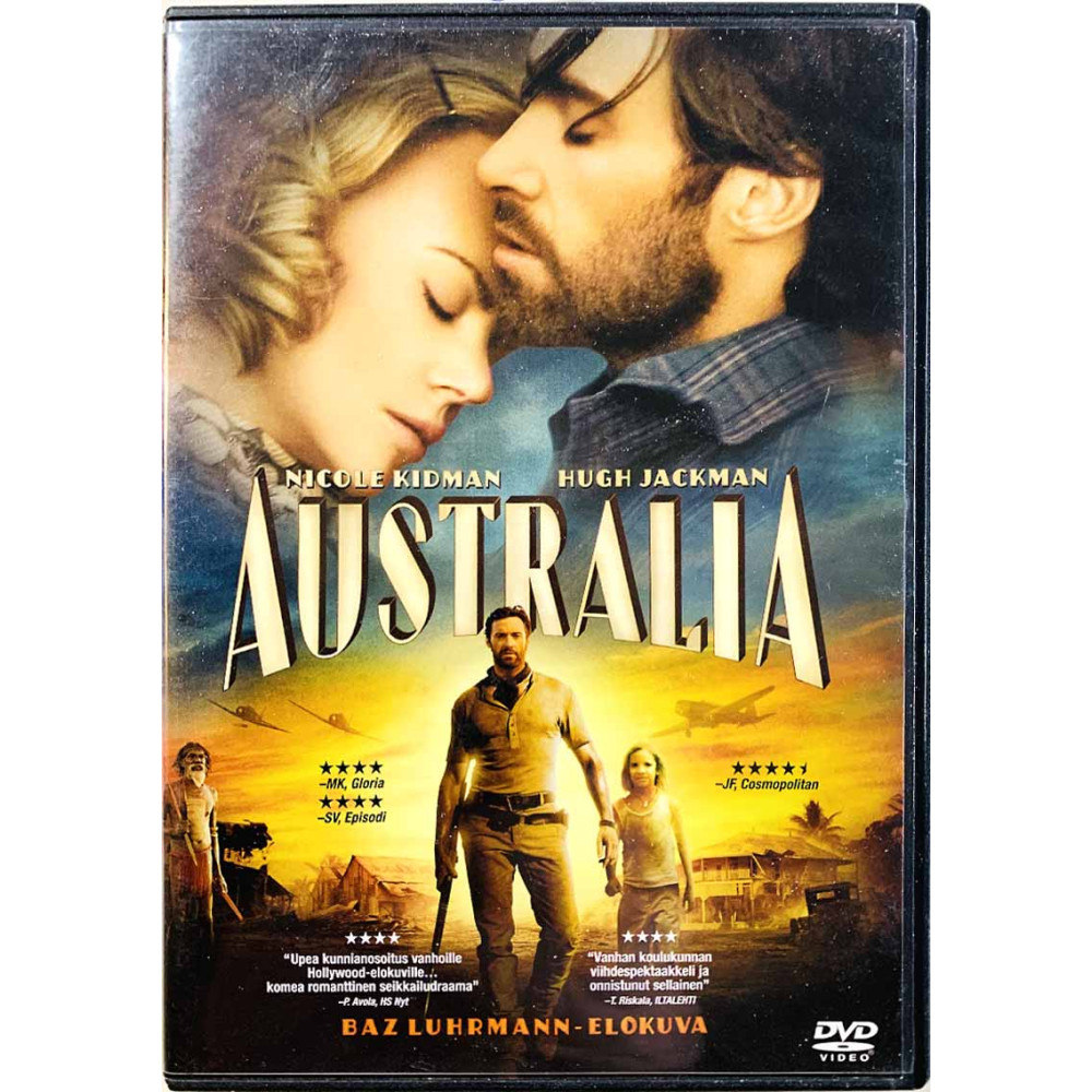 DVD - Elokuva DVD Australia  kansi EX levy EX Käytetty DVD