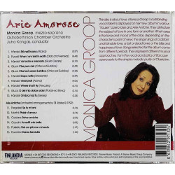 Monica Groop CD Arie Amorose  kansi EX- levy EX Käytetty CD