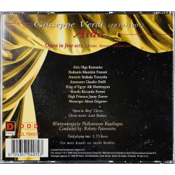 Verdi Giuseppe, Roberto Paternostro CD Aida 2CD  kansi EX- levy EX Käytetty CD