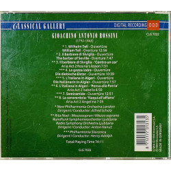 Rossini Gioacchino Antonio CD Overtures & Arias  kansi EX- levy VG+ Käytetty CD