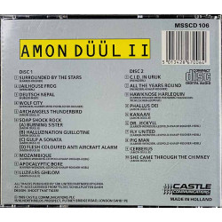 Amon Düül II CD Milestones 2CD  kansi EX- levy EX Käytetty CD