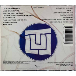 Jethro Tull 1984 CDP32 1461-2 Under Wraps CD Begagnat