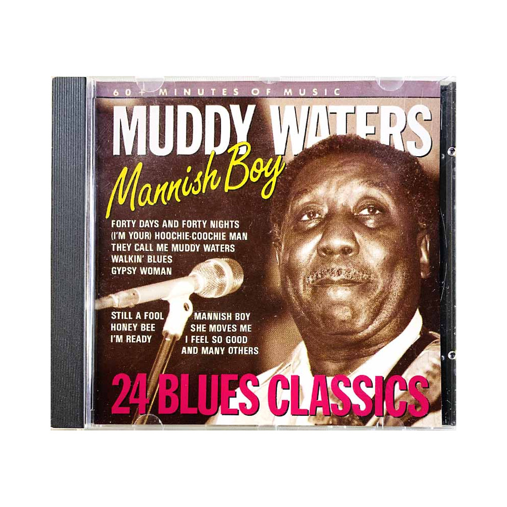 Waters Muddy CD Mannish Boy 24 Blue Classics  kansi EX- levy EX Käytetty CD