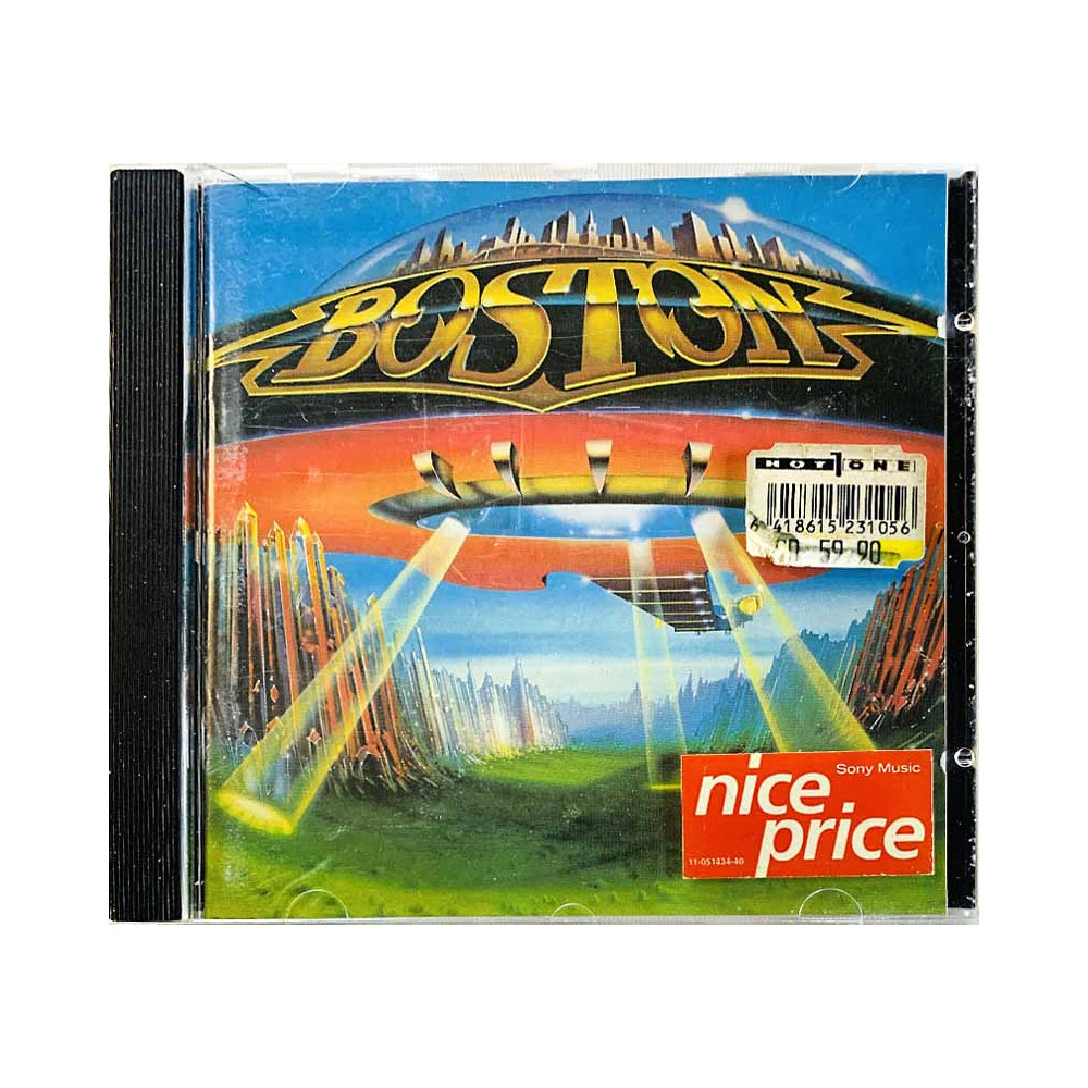 Boston CD Don't Look Back  kansi EX- levy VG+ Käytetty CD