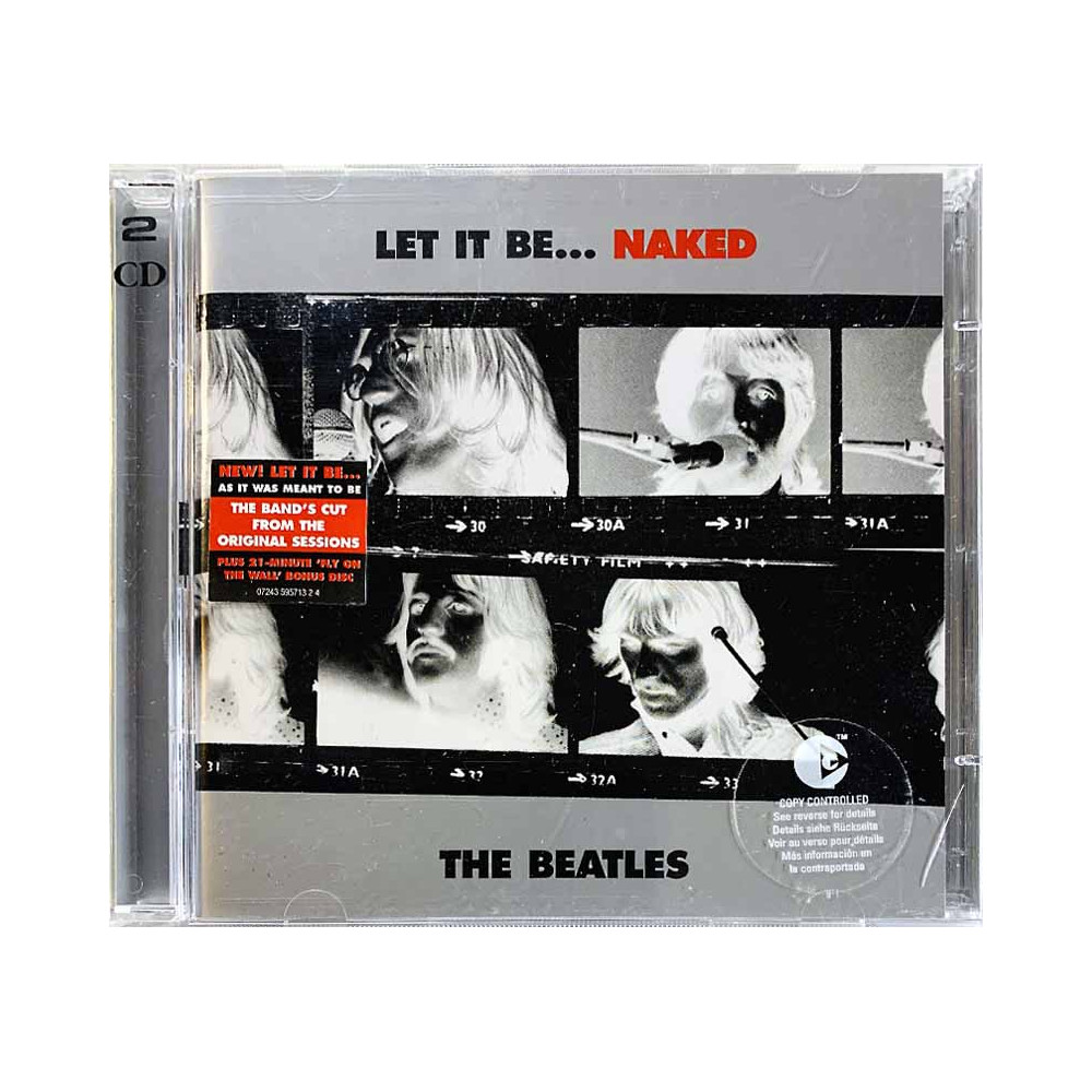 Beatles CD Let It Be... Naked 2CD  kansi EX- levy EX Käytetty CD