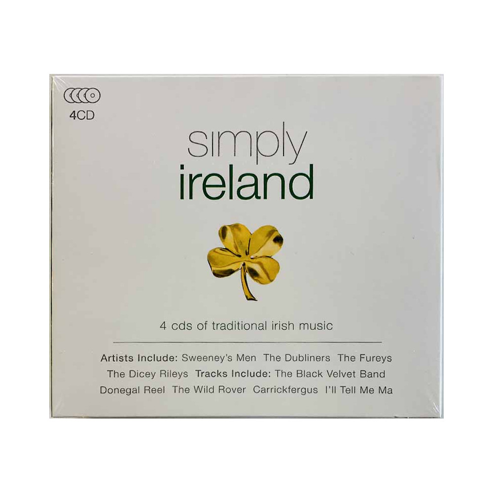 Fureys, Dubliners, Sweeney's Men ym. CD Simply Ireland 4CD