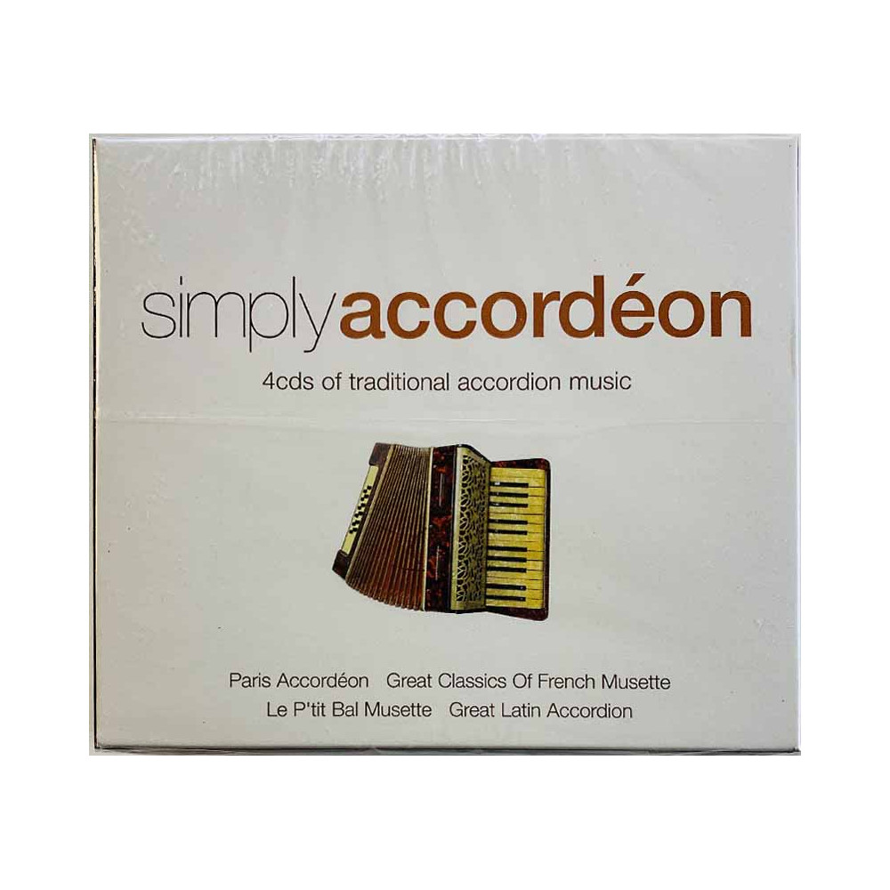 Paris Accordéon Max Marino, Eric Bouvelle CD Simply Accordéon 4CD