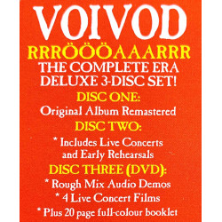 Voïvod CD Rrröööaaarrr 2CD + DVD CD