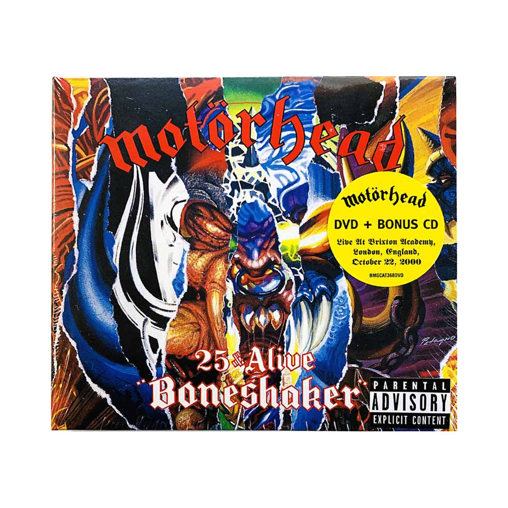 Motörhead CD 25 & Alive Boneshaker DVD + bonus CD CD
