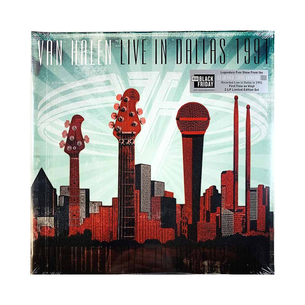 Van Halen LP-levy Live in Dallas 1991 2LP  LP