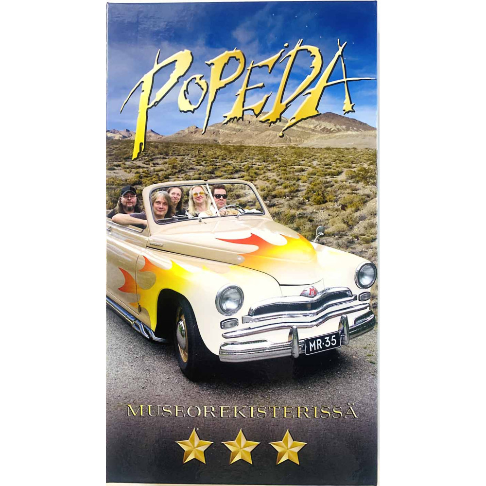 Popeda CD Museorekisterissä 6CD  kansi EX levy EX Käytetty CD