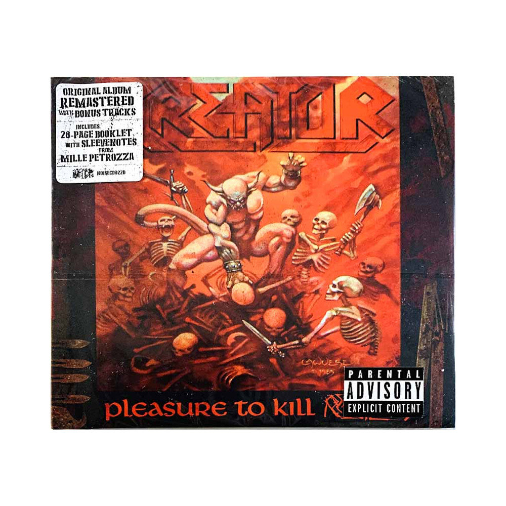 Kreator Pleasure to kill, digipak CD-levyt  /  uusi tuote 1986 NOISE