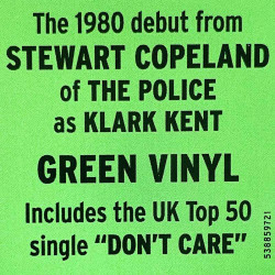 Klark Kent LP Klark Kent -80, green vinyl LP