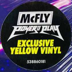 McFly LP Power To Play, yellow vinyl LP