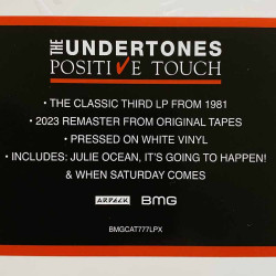 Undertones 1981 BMGCAT777LPX Positive Touch, white vinyl LP