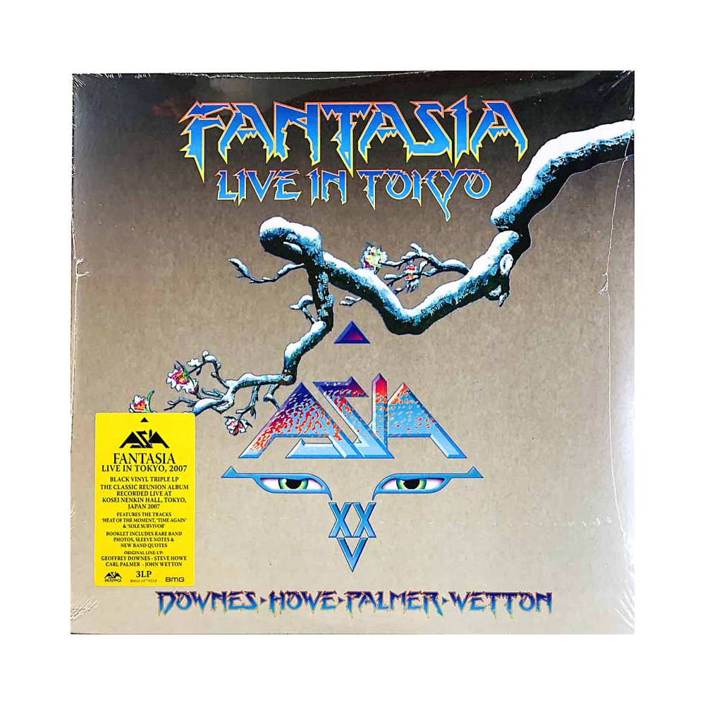 Asia LP Fantasia Live In Tokyo 3LP LP