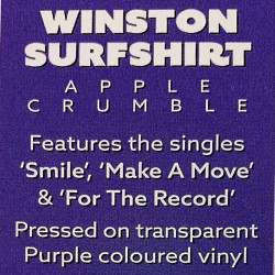 Winston Surfshirt LP Apple Crumble, transparent purple vinyl LP
