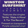 Winston Surfshirt LP Apple Crumble, transparent purple vinyl LP