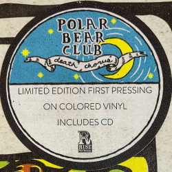 Polar Bear Club LP Death Chorus, colored vinyl LP