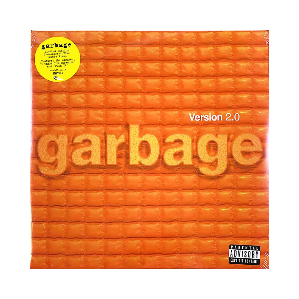Garbage 1998 BMGCAT516CDLP Version 2.0 transåarent blue vinyl 2LP LP