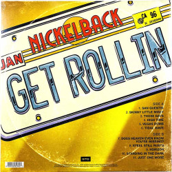 Nickelback 2023 538853821 Get Rollin', transparent orange vinyl LP