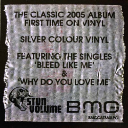 Garbage LP Bleed like me, silver colour vinyl LP