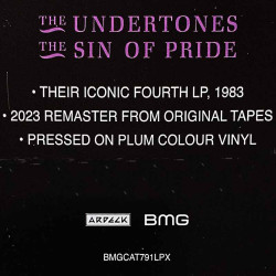 Undertones LP The Sin Of Pride, plum colour vinyl LP