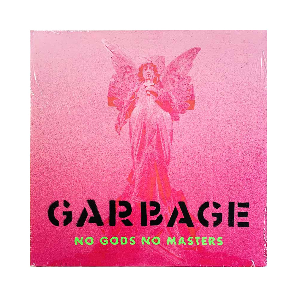 Garbage LP No Gods No Masters, neon green vinyl LP