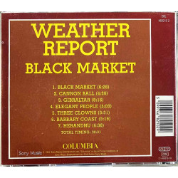 Weather Report 1976/1991 COL 468210 2 Black Market CD Begagnat