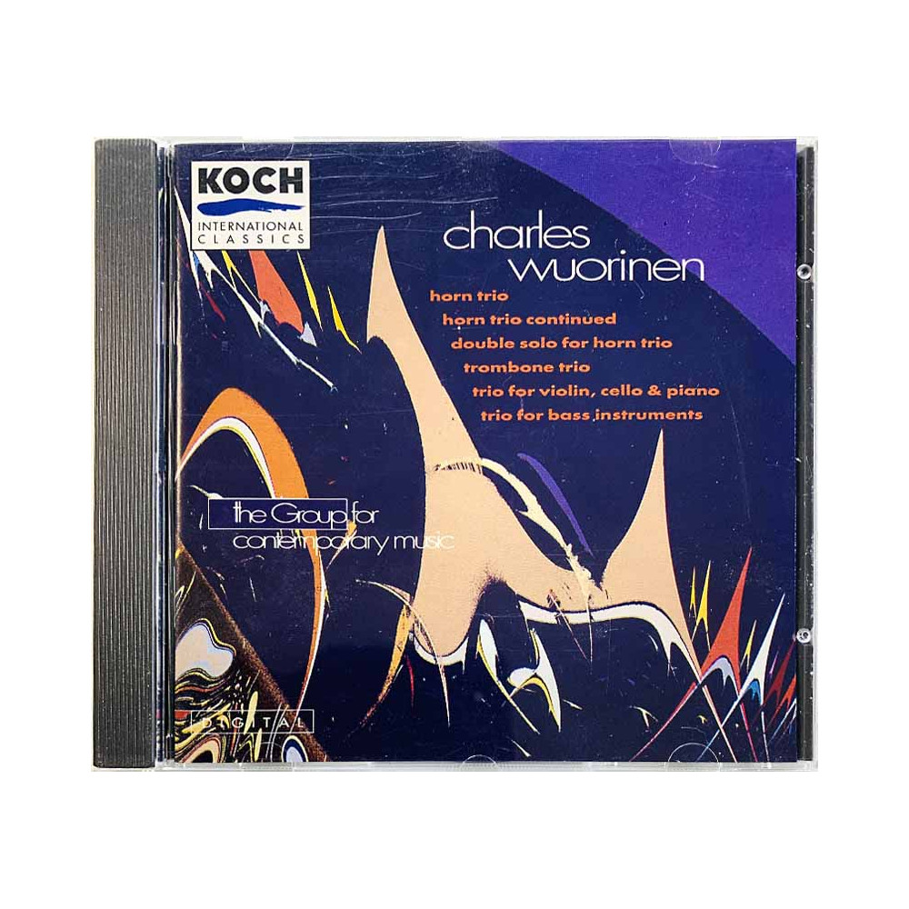Wuorinen Charles CD Trios (1981 - 1985)  kansi EX- levy EX Käytetty CD